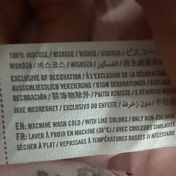 Abercrombie & Fitch Women's Off-Shoulder Pink Floral Top - Picture 8 of 8